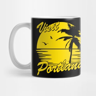 Visit Portland - sunset Mug